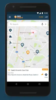 GeoFindIT android App screenshot 2